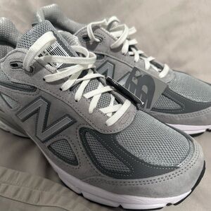New Balance 990v4 Made in USA Grey Silver U990GR4 Mens US Size 10